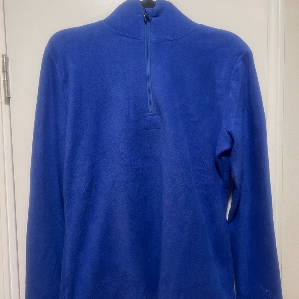 Cuddl Duds Fleecewear Half-Zip Hooded Top Large - Picture 5 of 6